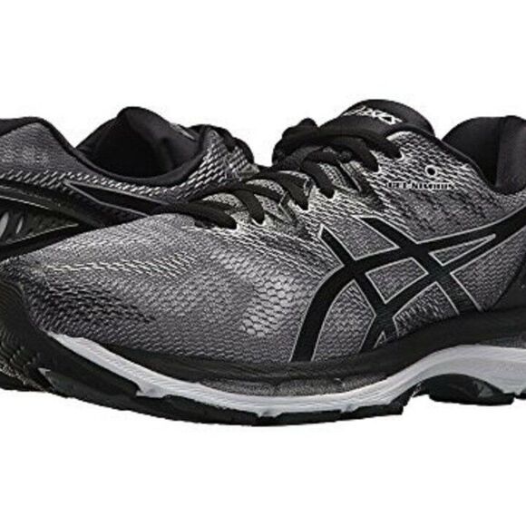 NEW ASICS GEL NIMBUS 20 Carbon Black Silver White Womens 10 US 42 EUR T750N - Picture 9 of 10